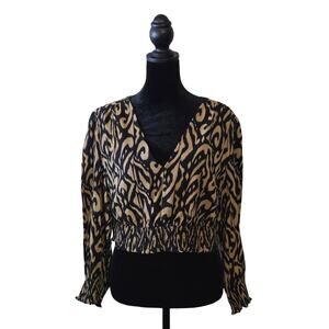 Boden Grace Crinkle Co-Ord Top - US Size 12/14